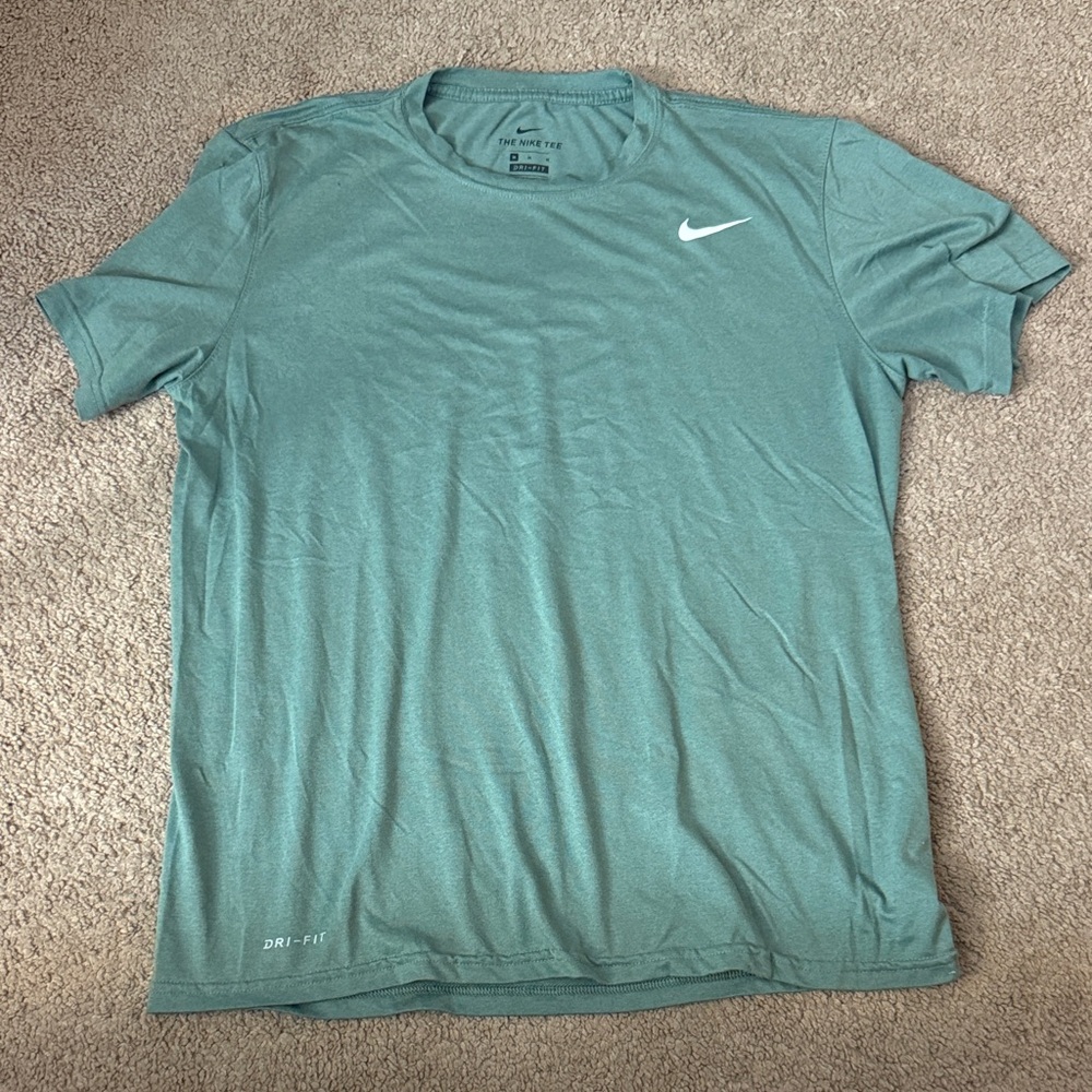 Nike Men's Teal Dri-FIT Short Sleeve Tee